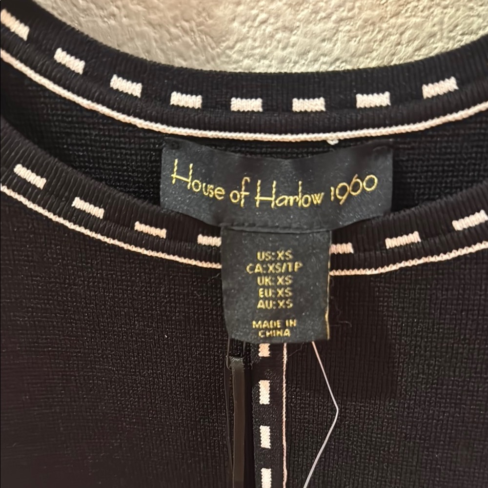 House of Harlow Black and White Women's Top - Picture 2 of 9